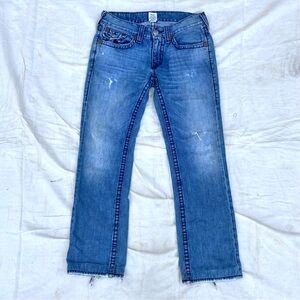 True Religion Straight Leg Size 31 Jeans RN 112790 CA30427.